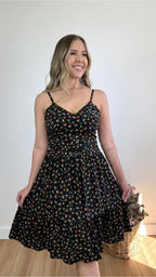 VESTIDO CURTO AMANDA LIBERTY (VÁRIAS CORES DISPONÍVEIS)