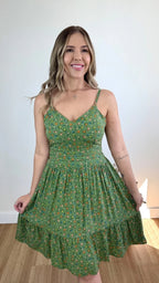 VESTIDO CURTO AMANDA LIBERTY (VÁRIAS CORES DISPONÍVEIS)