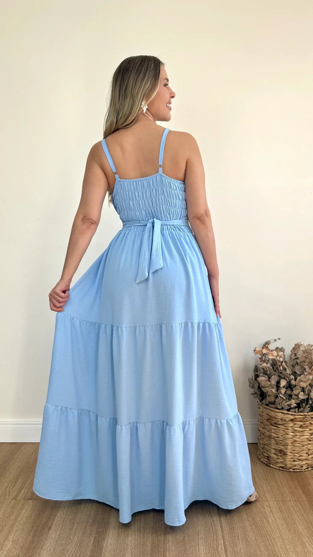 VESTIDO QUEZIA LISO (VÁRIAS CORES DISPONÍVEIS)