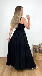 VESTIDO QUEZIA LISO (VÁRIAS CORES DISPONÍVEIS)