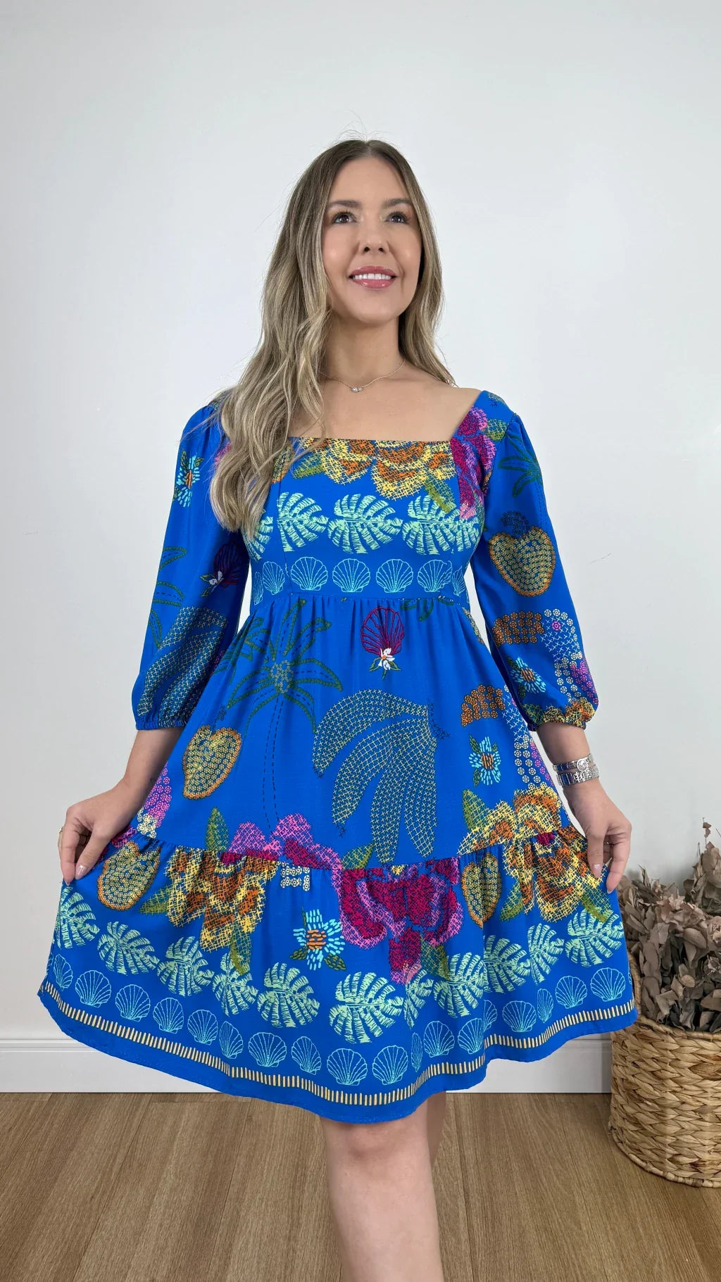 VESTIDO ADELIA FARM (VÁRIAS CORES DISPONÍVEIS)