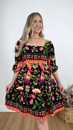 VESTIDO ADELIA FARM (VÁRIAS CORES DISPONÍVEIS)