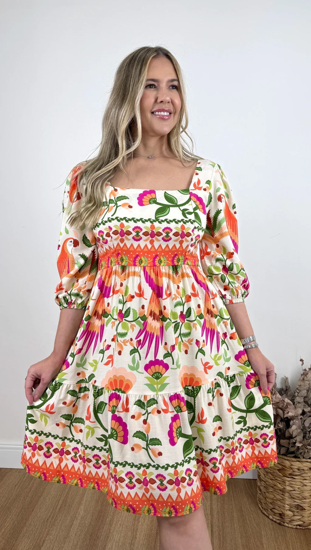 VESTIDO ADELIA FARM (VÁRIAS CORES DISPONÍVEIS)
