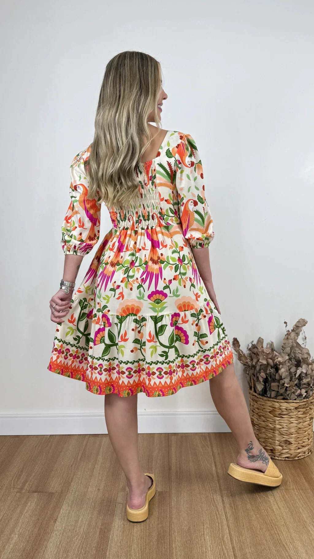 VESTIDO ADELIA FARM (VÁRIAS CORES DISPONÍVEIS)